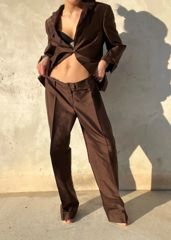 Completo in shantung seta vintage