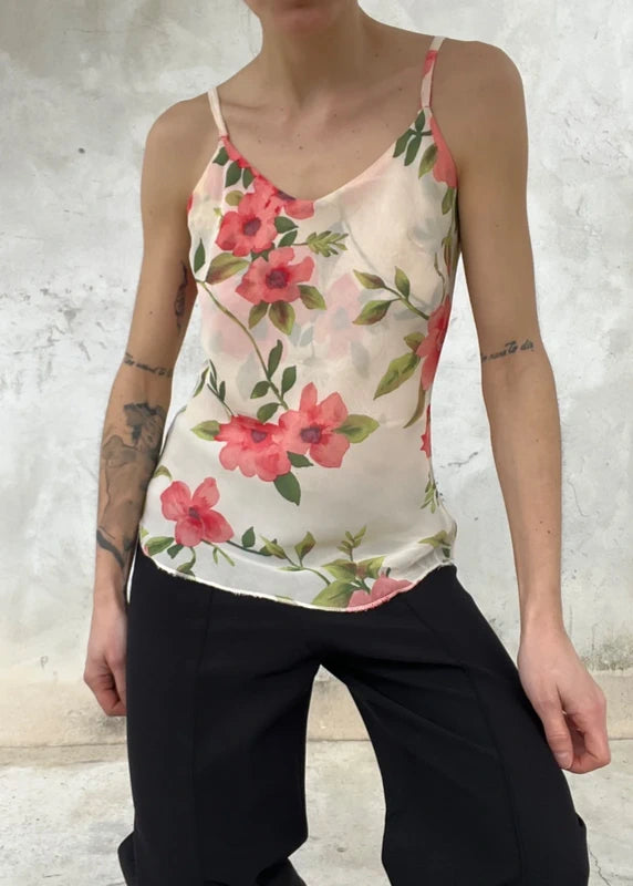 Top leggero floreale