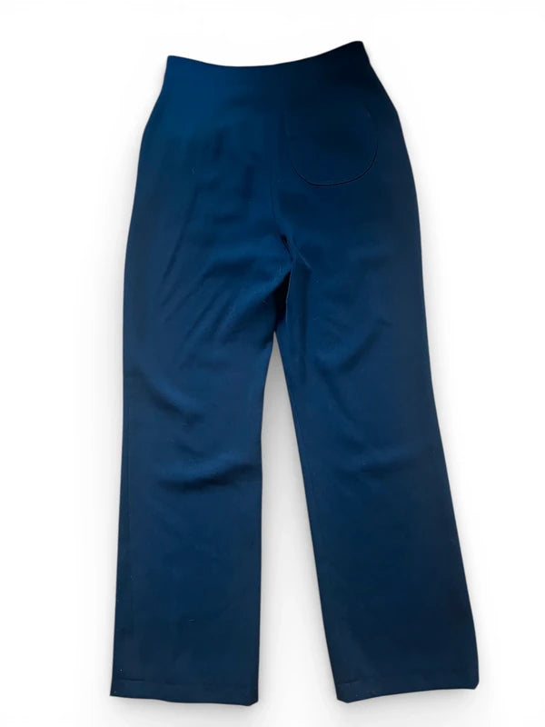Pantalon lana blu scuro vintage