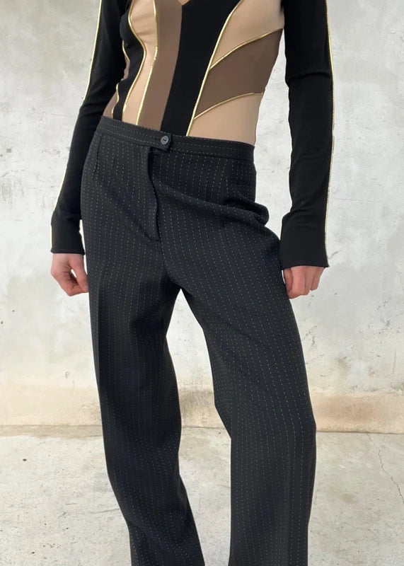 Pantaloni vintage gessato