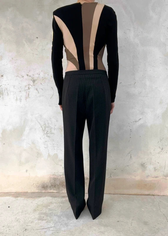 Pantaloni vintage gessato