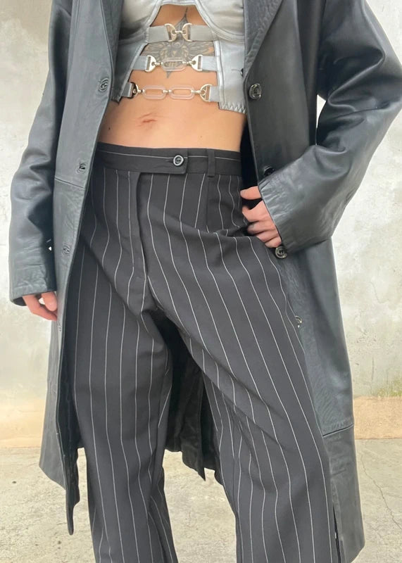 Pantalone classico gessato