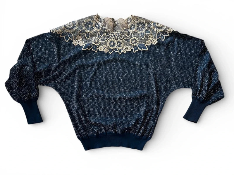 Top vintage lurex