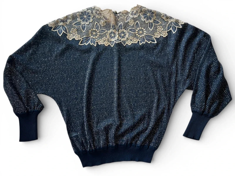 Top vintage lurex