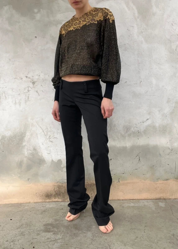 Top vintage lurex