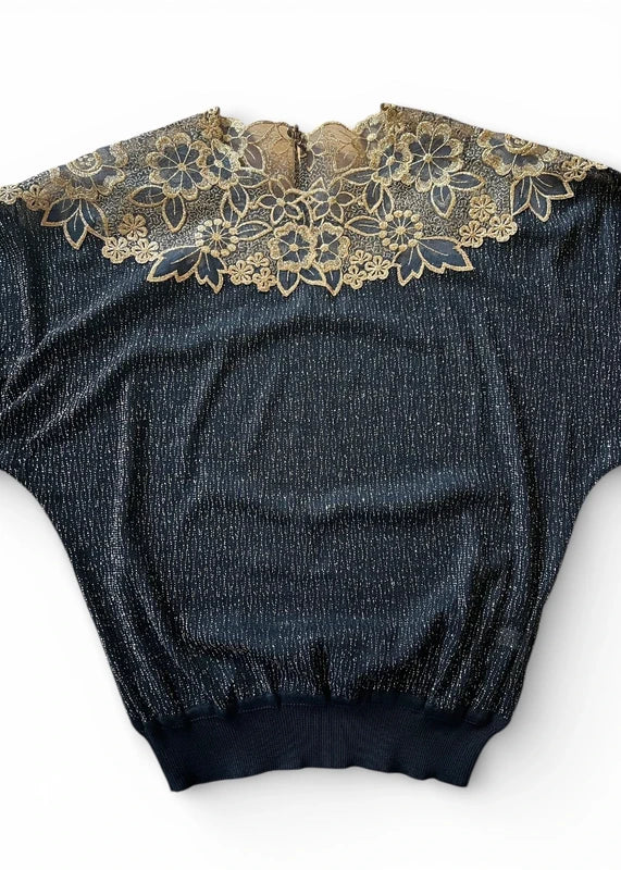 Top vintage lurex