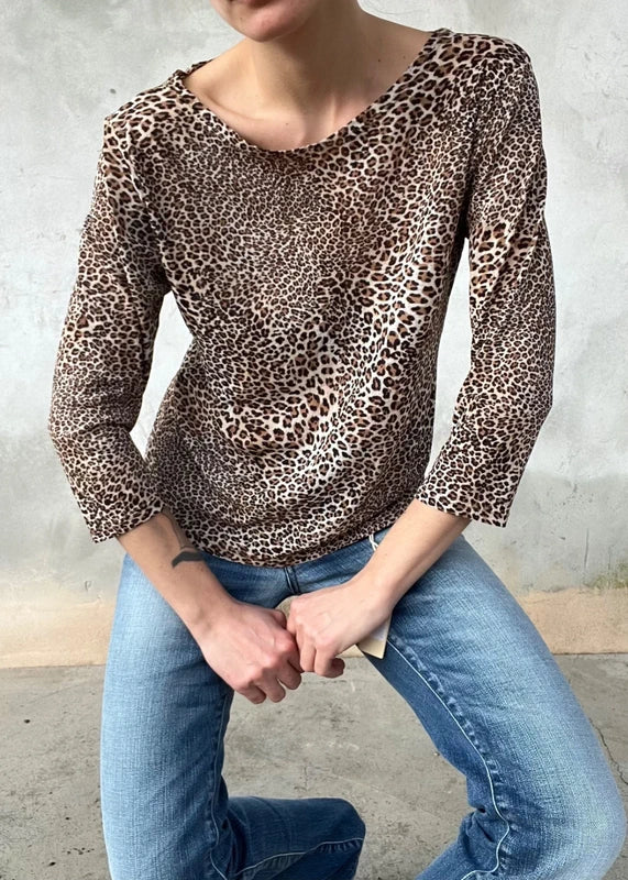 Maglia leopardata vintage