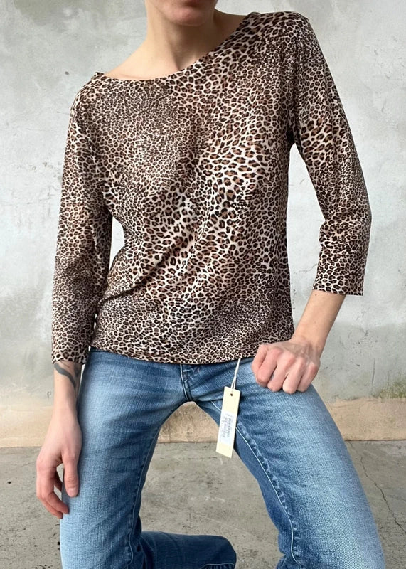 Maglia leopardata vintage
