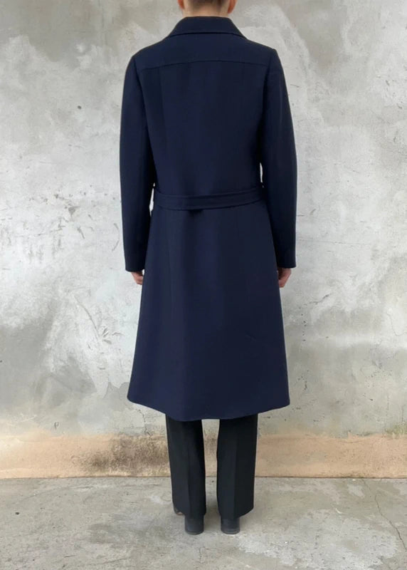 Navy blue raincoat