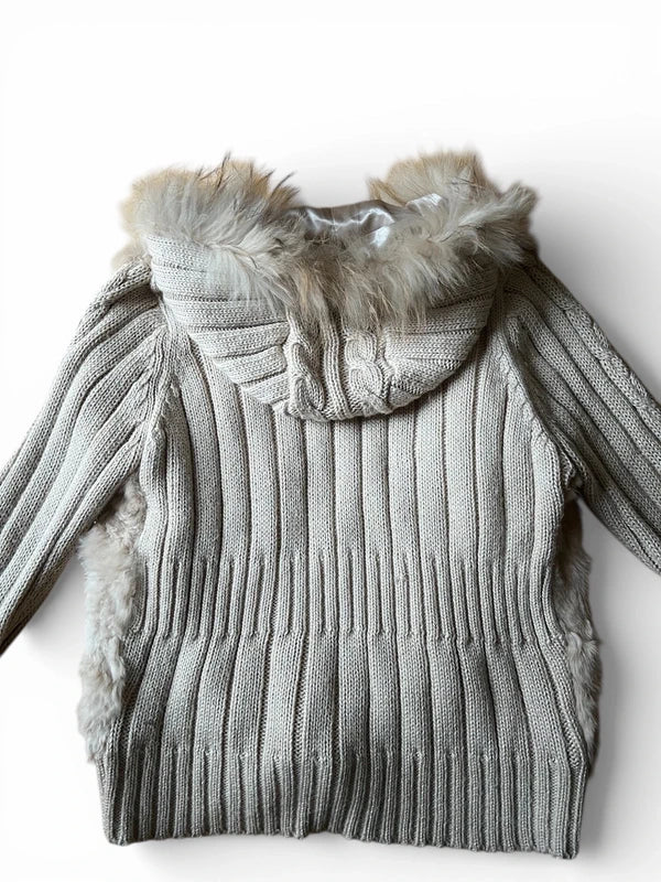 Maglione beige in maglia