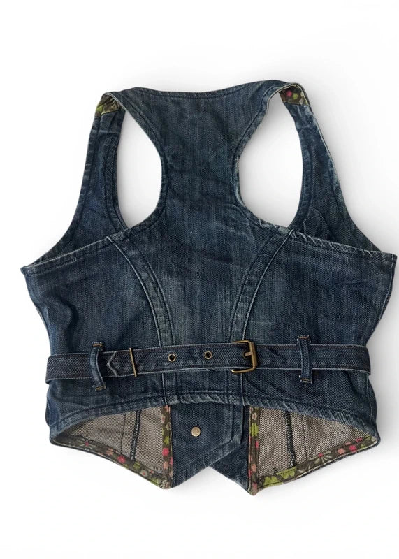 Vintage denim vest