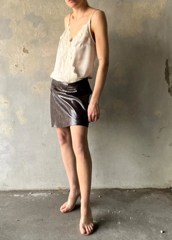 Body beige con pizzo