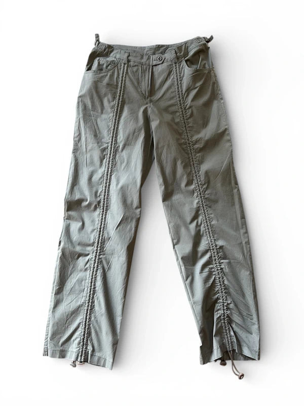 Pantalone grigio cotone cargo