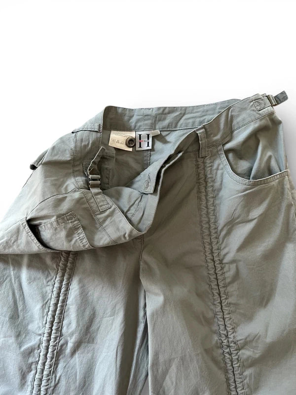 Pantalone grigio cotone cargo