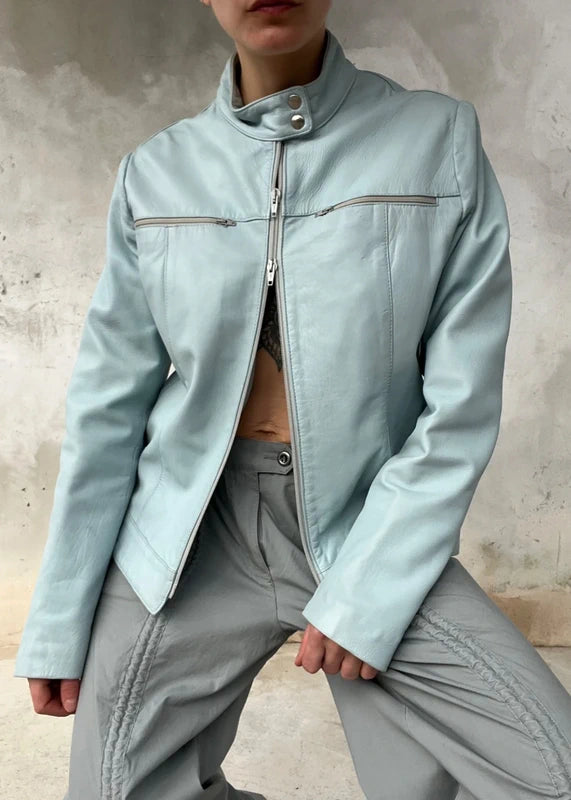 Giacca anni '90 baby blue