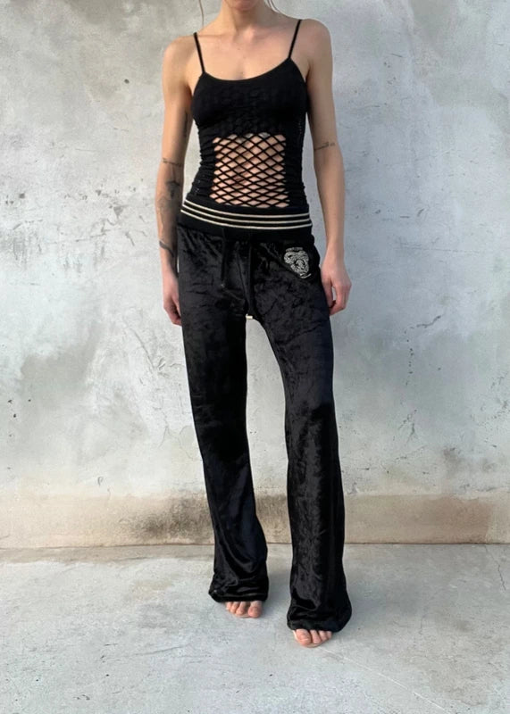 Pantaloni ciniglia Roberto Cavalli Gym