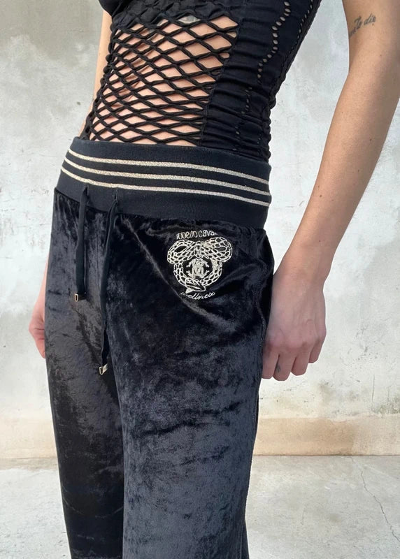 Pantaloni ciniglia Roberto Cavalli Gym