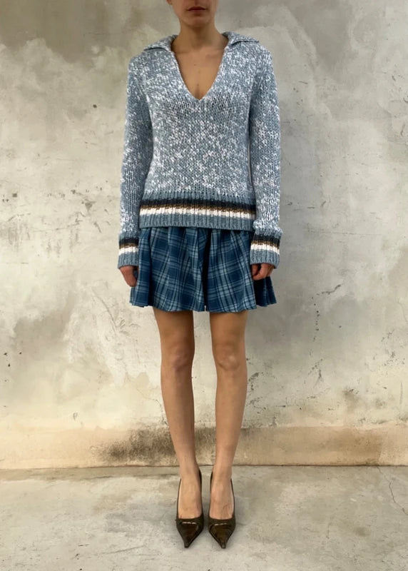 Jumper polo scollo V