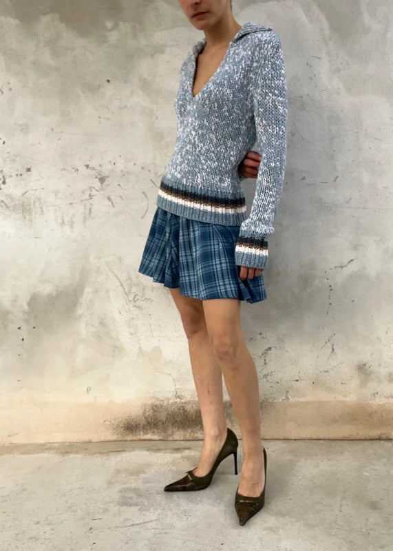 Jumper polo scollo V
