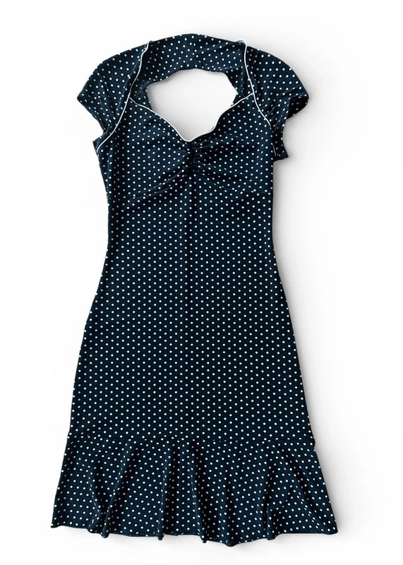 Abito vintage a pois