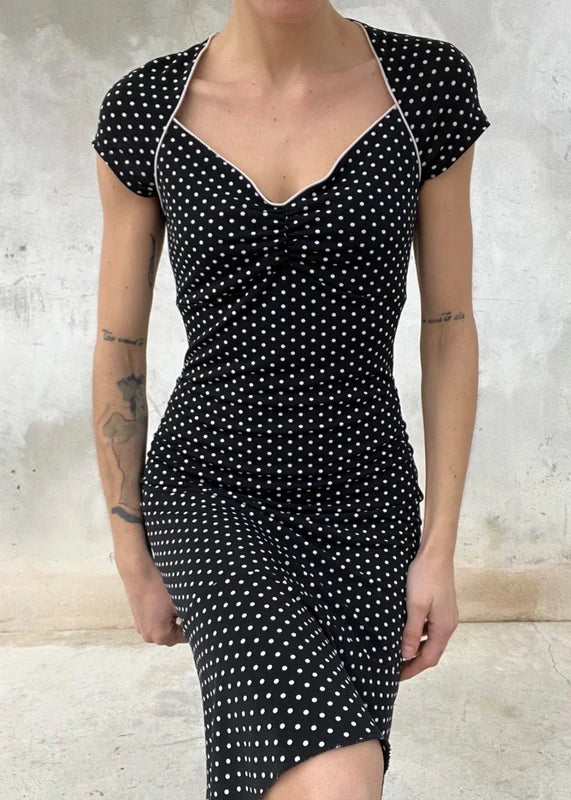Abito vintage a pois