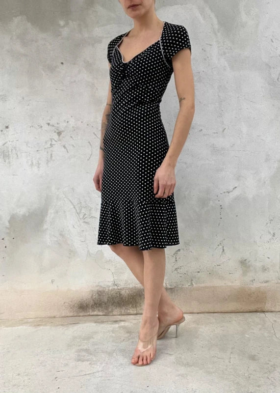 Abito vintage a pois