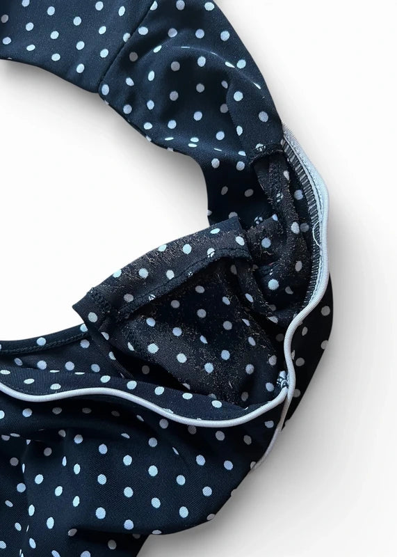 Abito vintage a pois