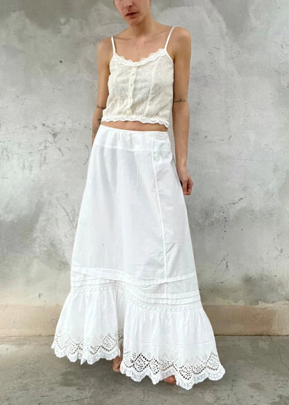 Top corto in pizzo