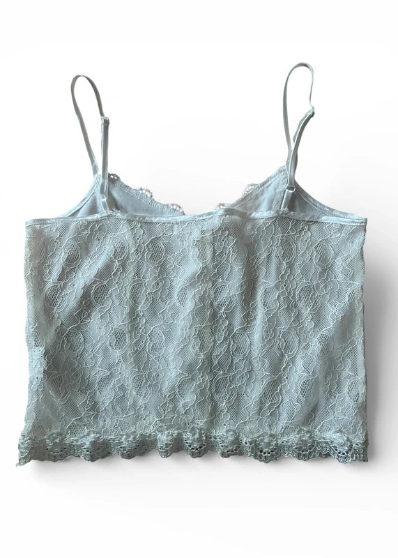 Top corto in pizzo