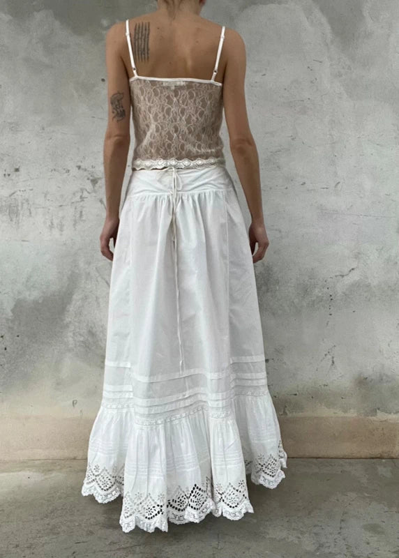 Top corto in pizzo