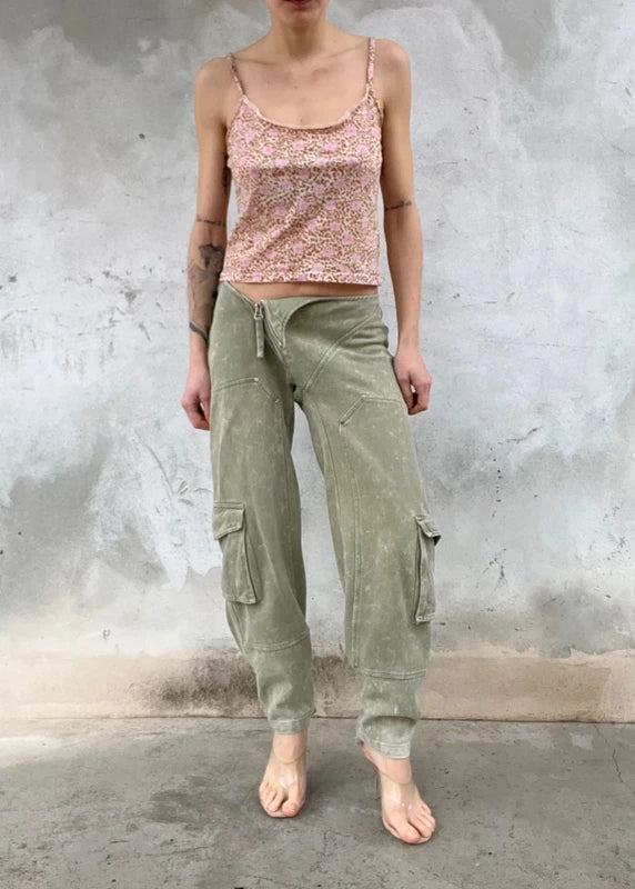 Top leopardato rosa