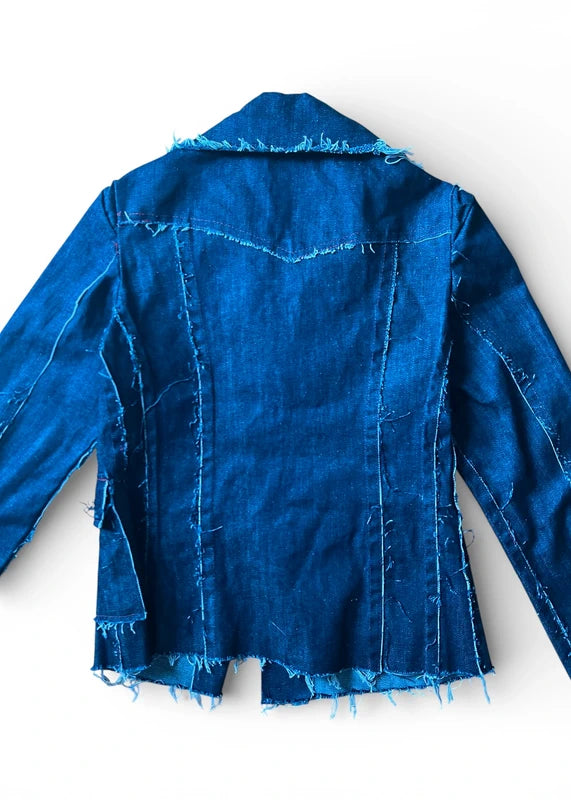 Giacca raw denim handmade