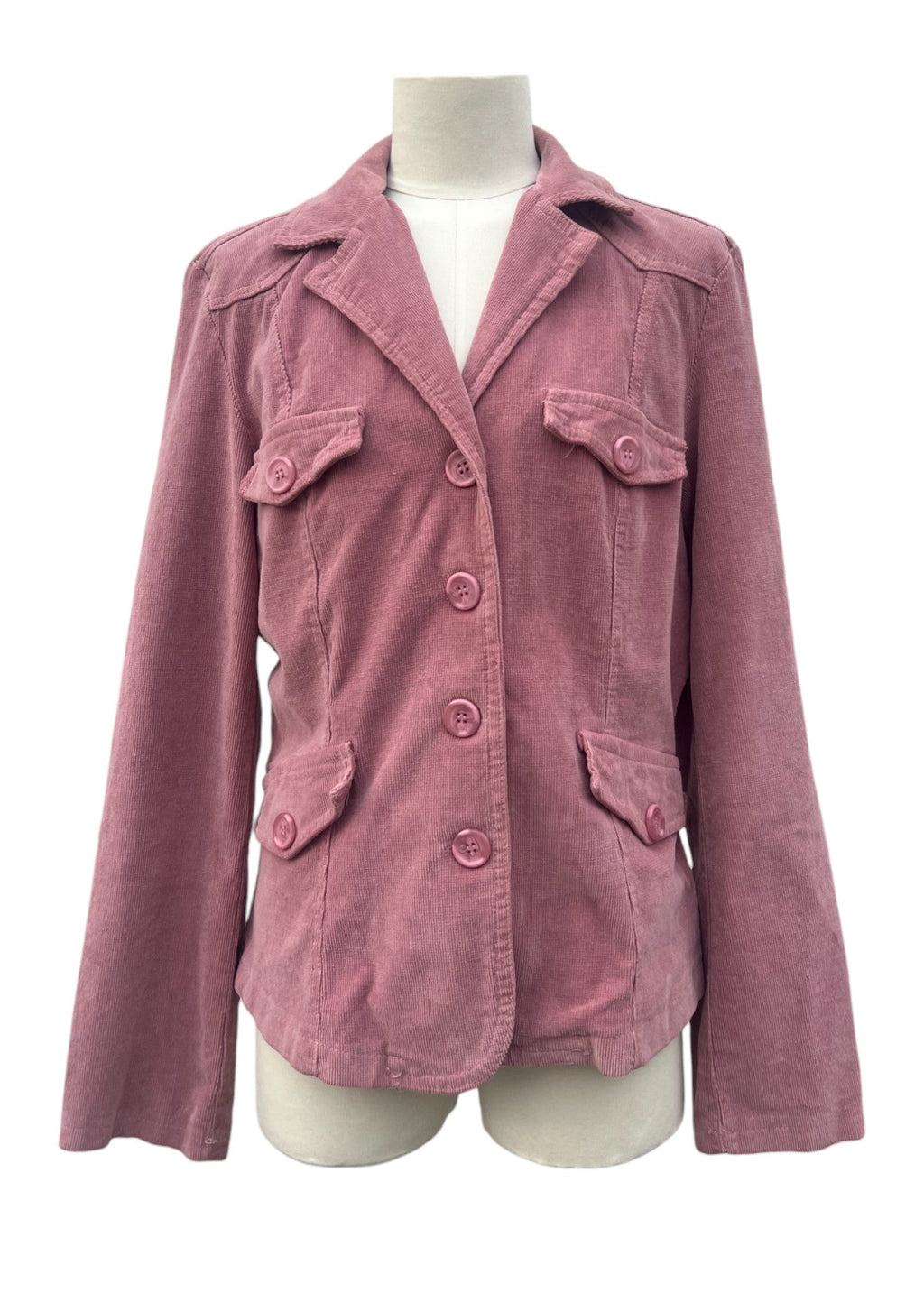 Giacca vintage di cotone rosa
