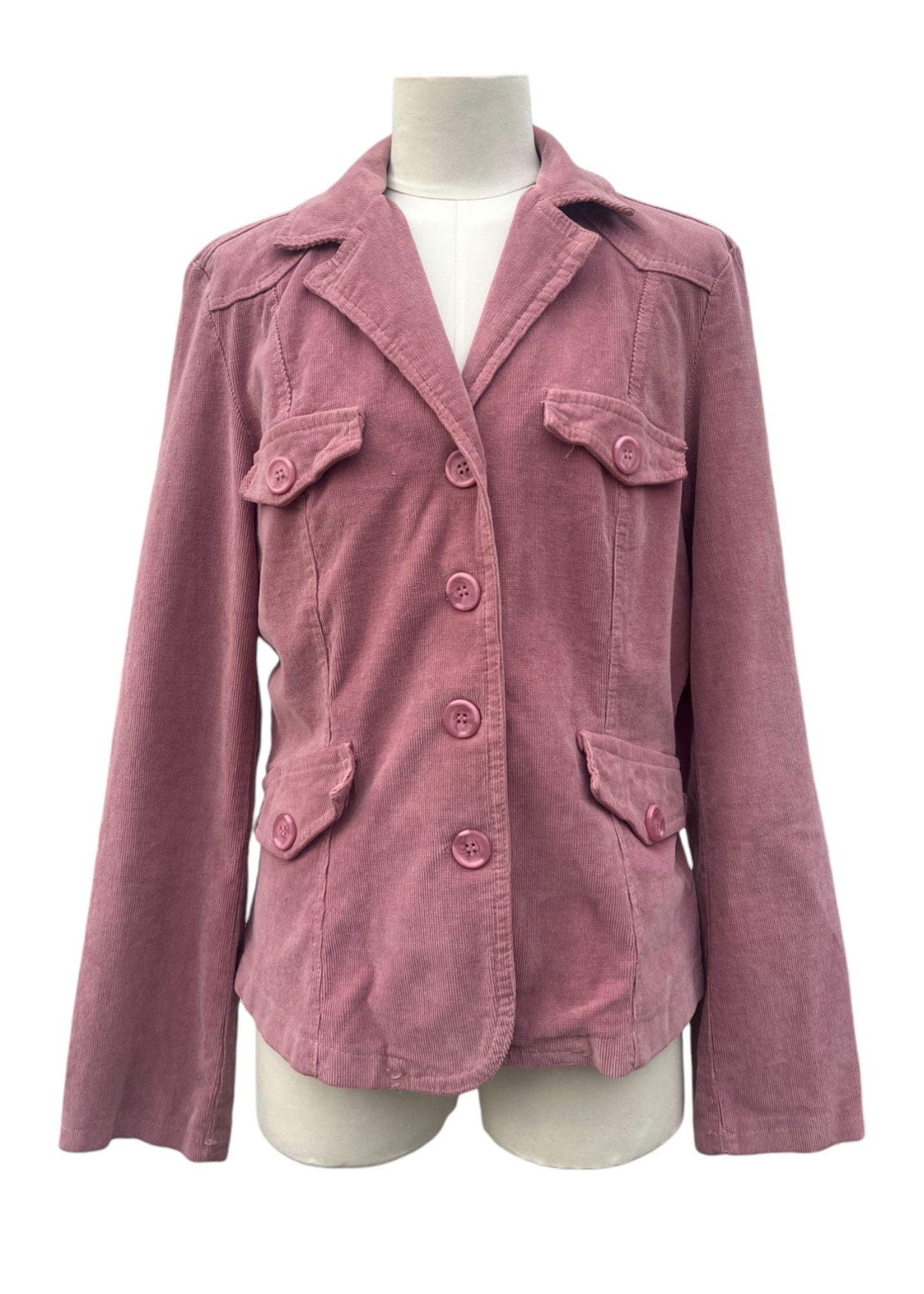 Giacca vintage di cotone rosa