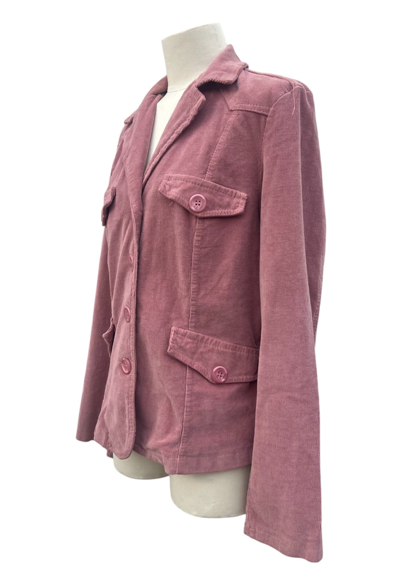Giacca vintage di cotone rosa