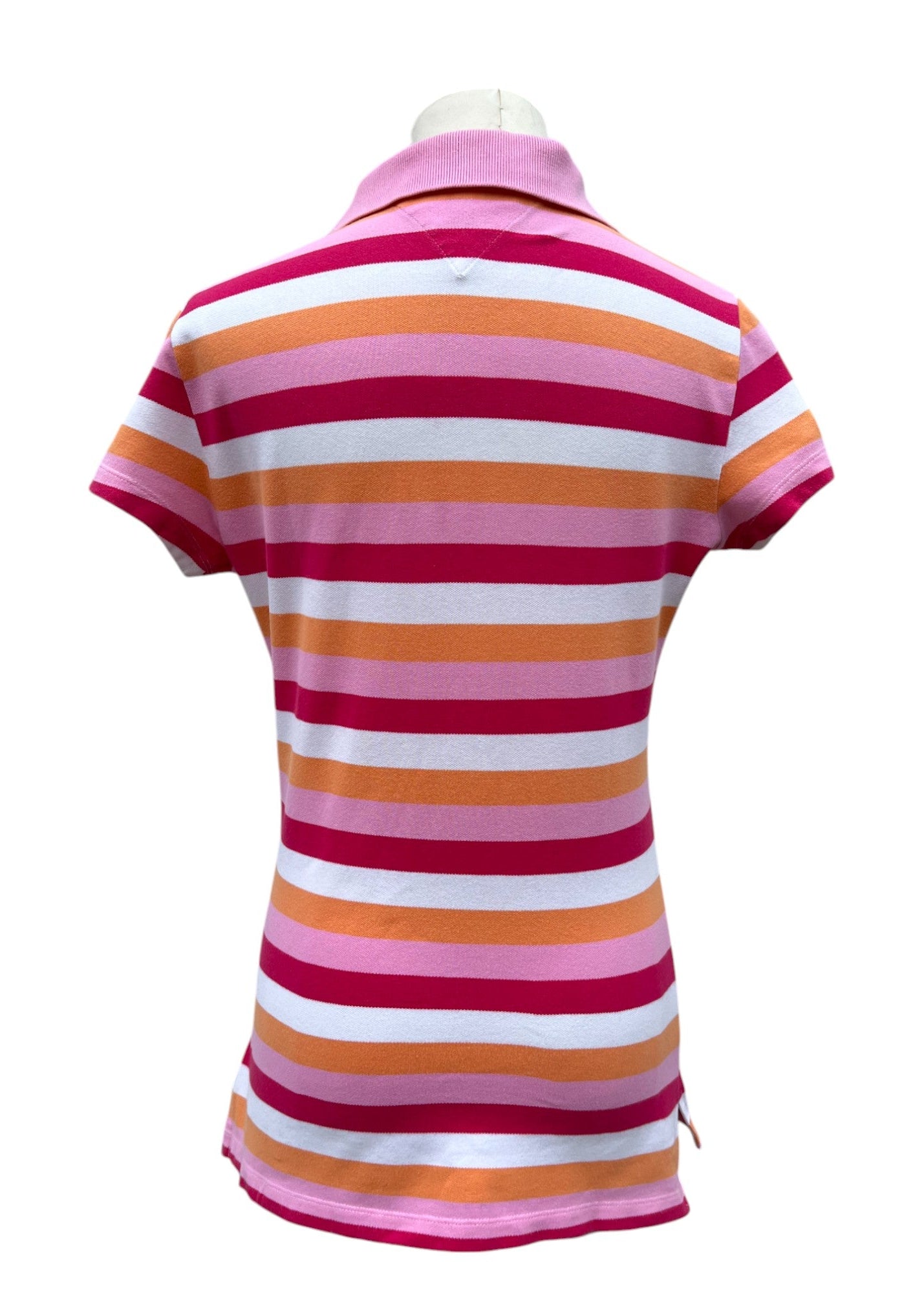 Polo rosa Tommy Hilfiger a righe