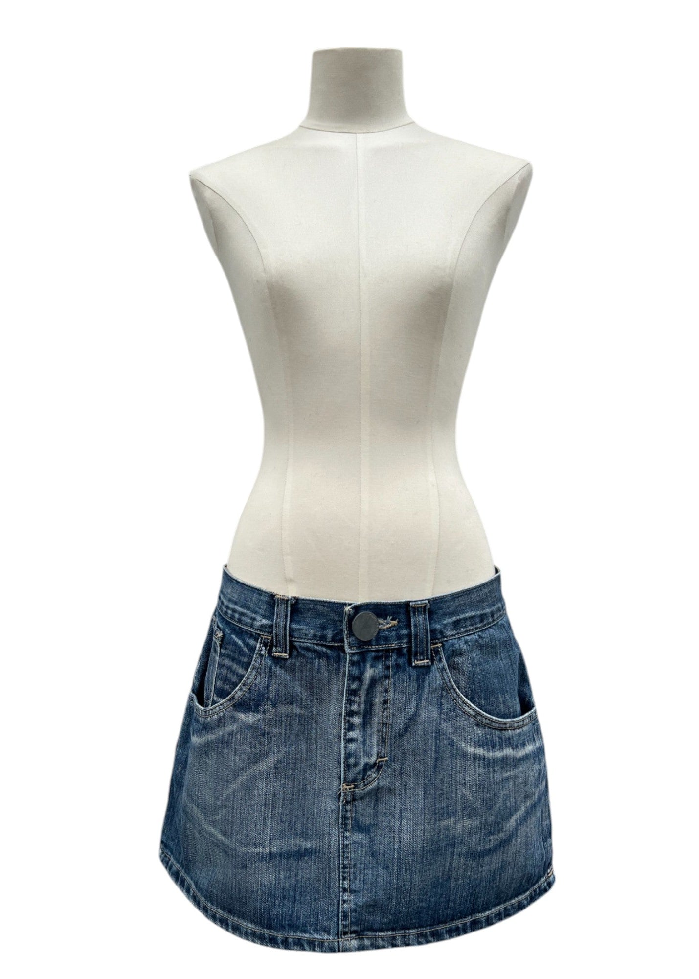 Minigonna in jeans anni 2000 - y2k