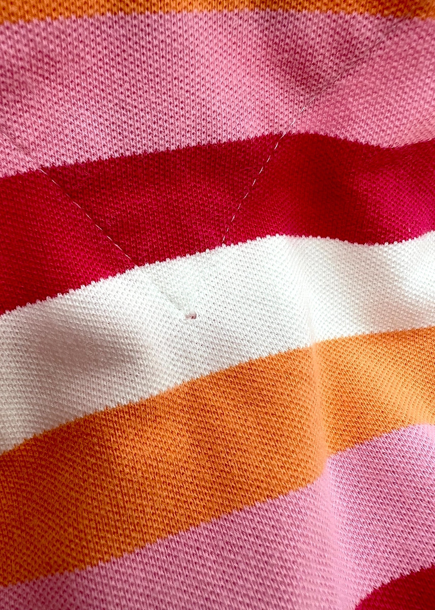 Polo rosa Tommy Hilfiger a righe