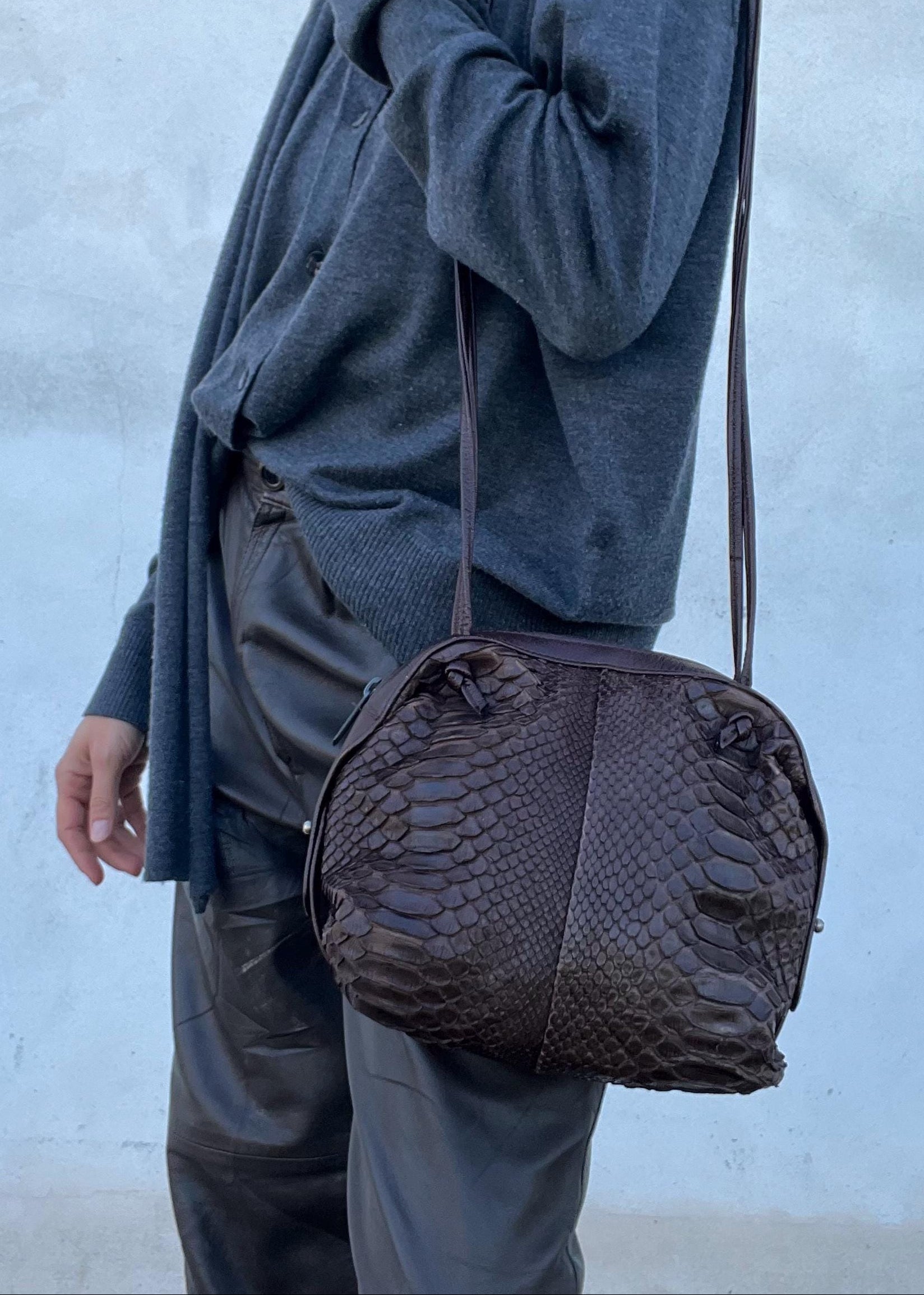 borsa di pelle vintage