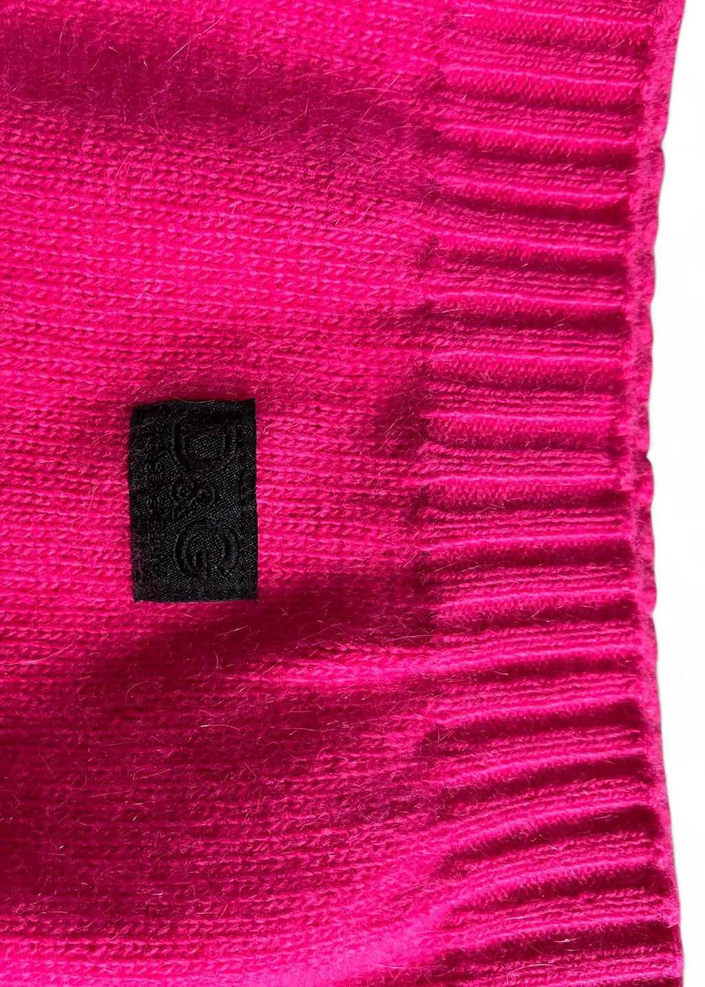 Top lana fucsia con spalline