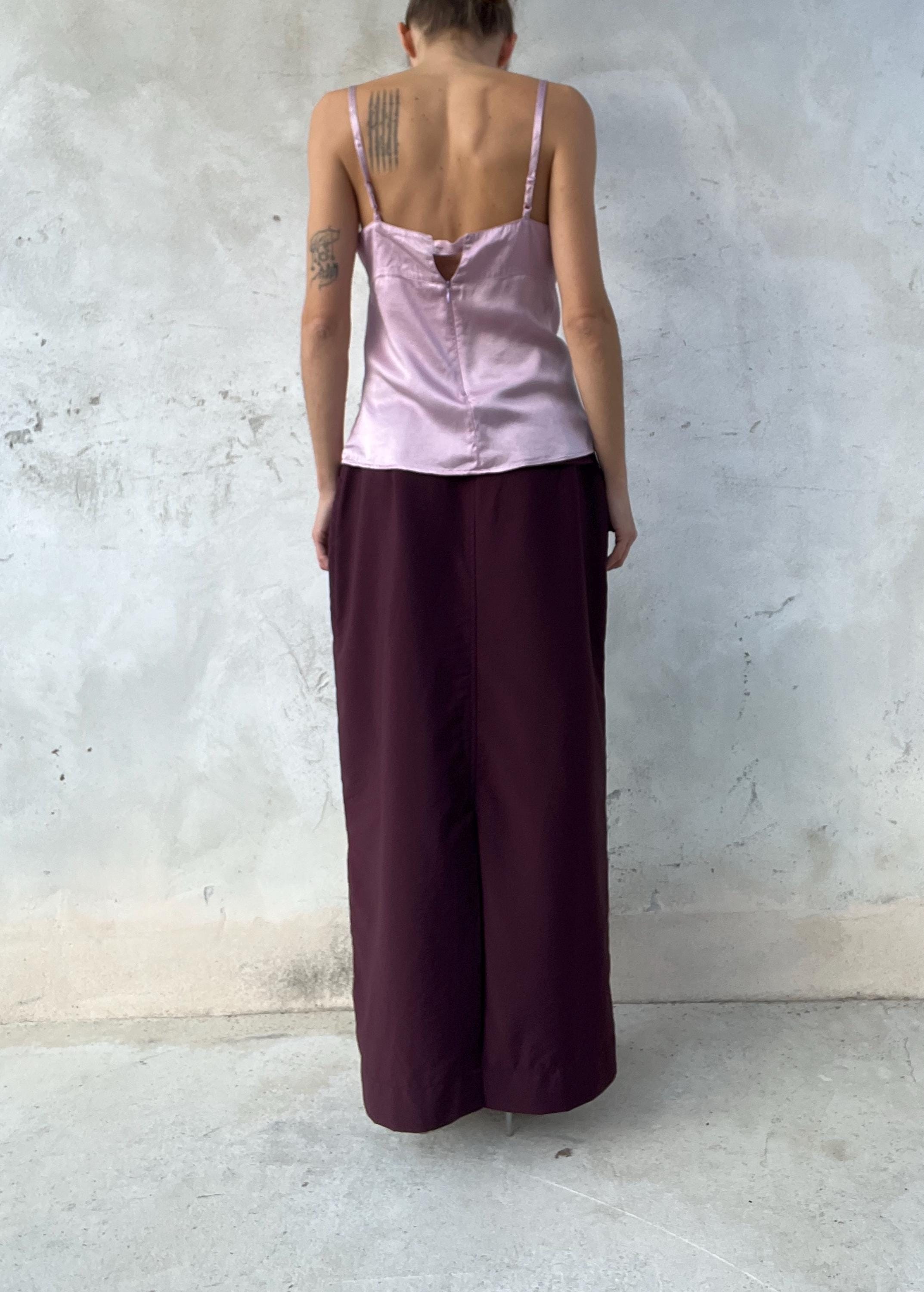Top lingerie di seta