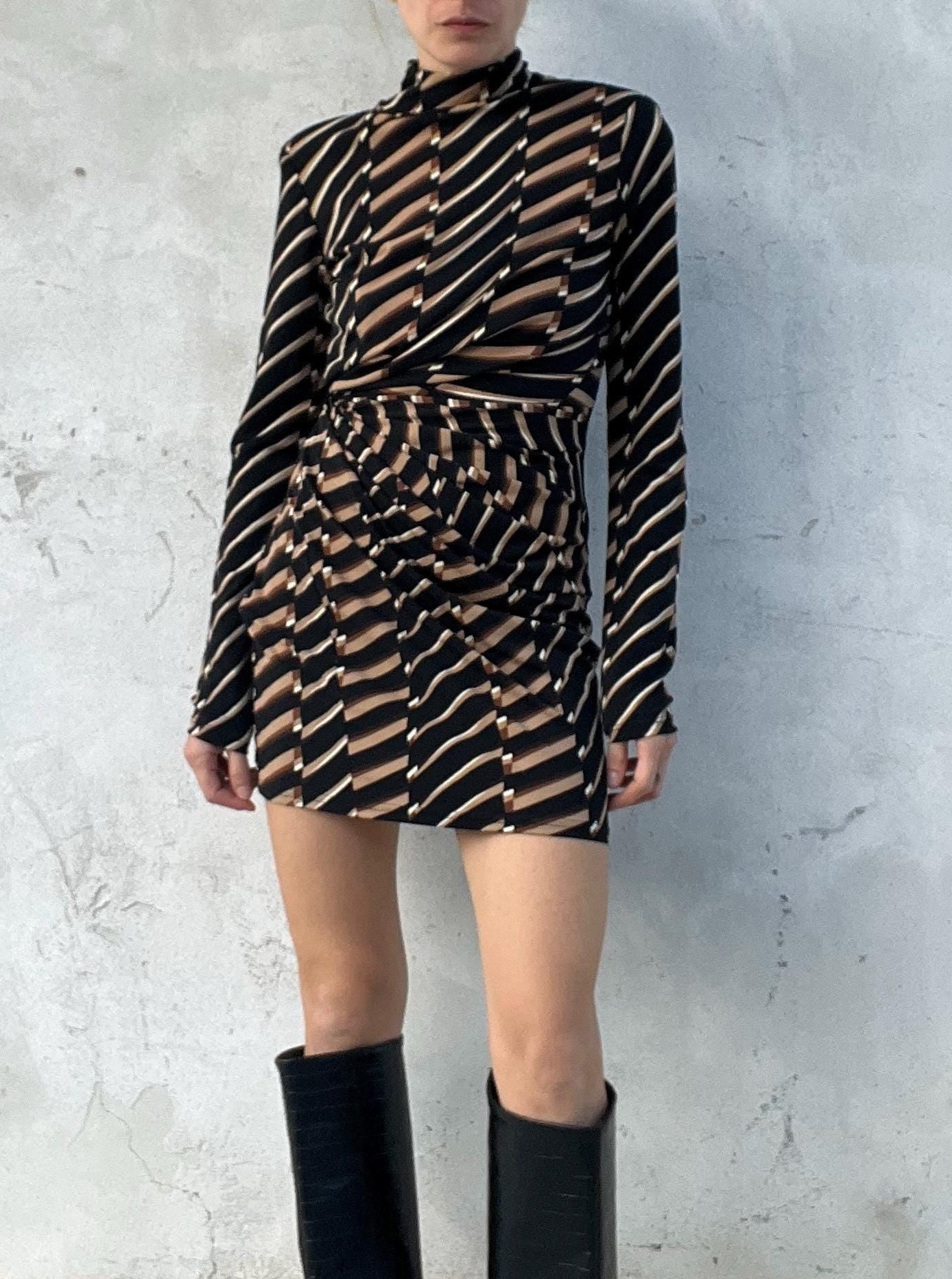 Mini abito fantasia vintage