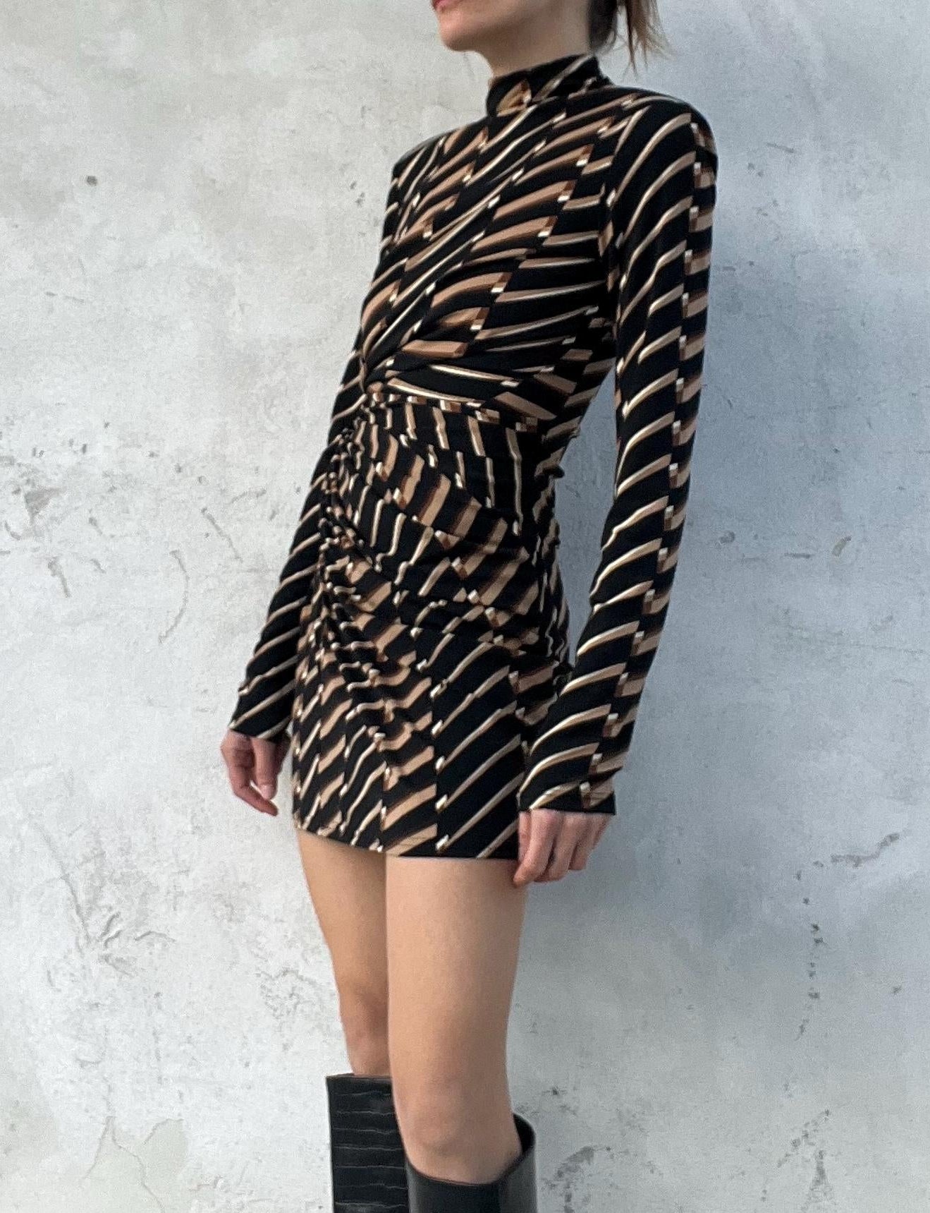 Mini abito fantasia vintage