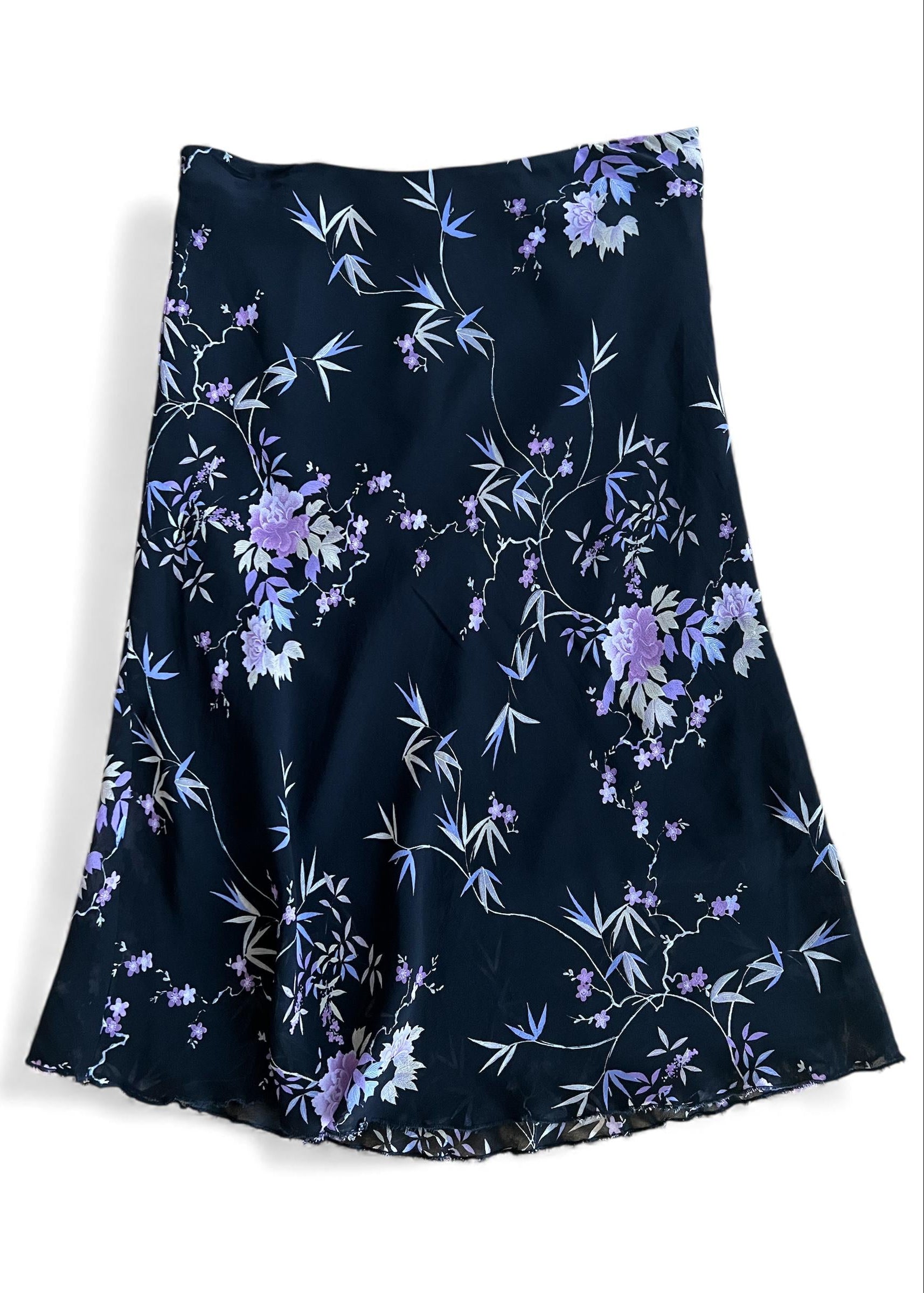 Gonna leggera a fiori