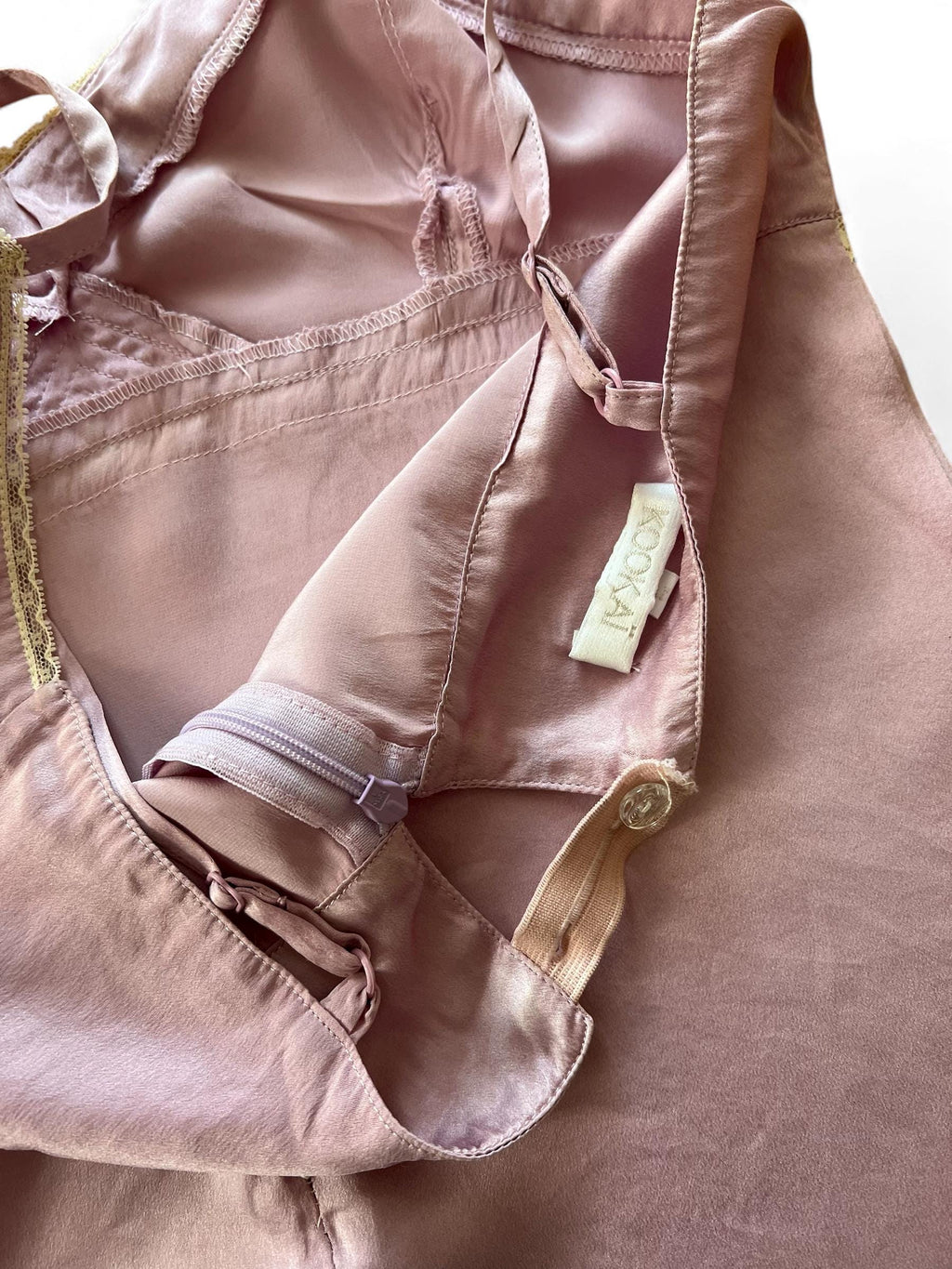 Top lingerie di seta