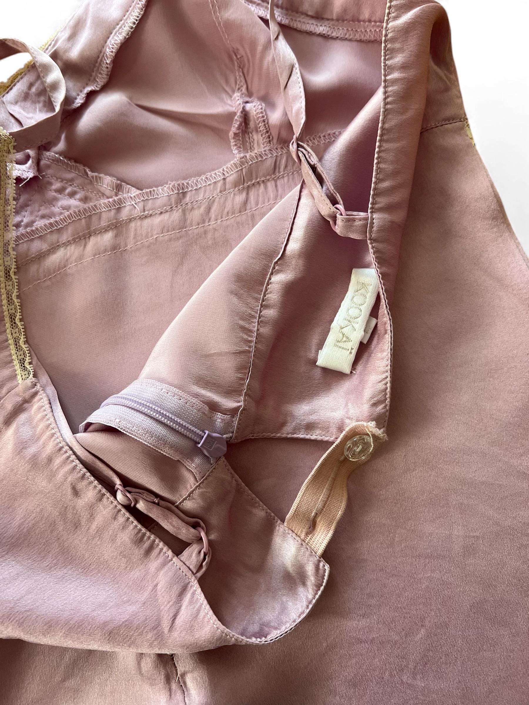 Top lingerie di seta