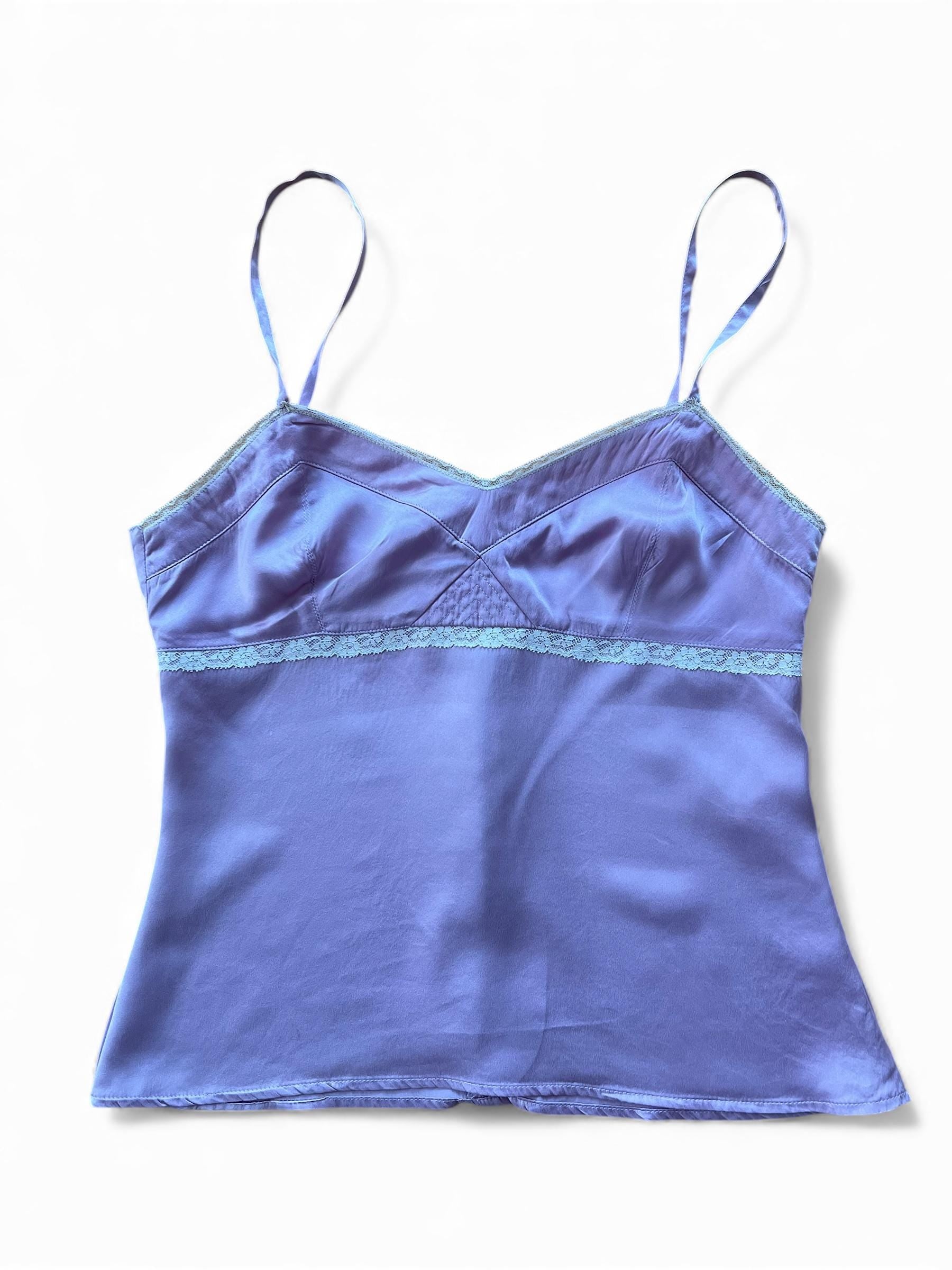 Top lingerie di seta