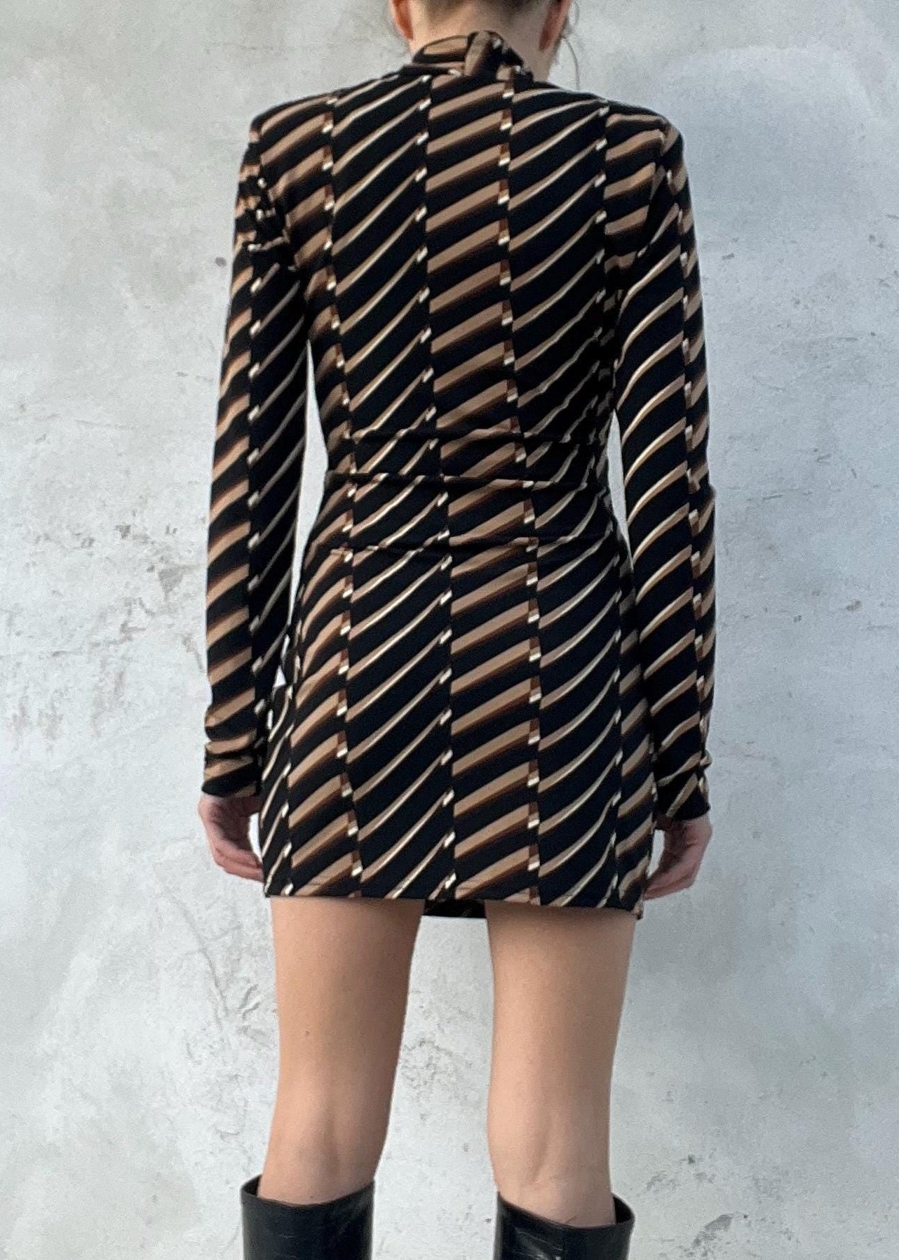 Mini abito fantasia vintage