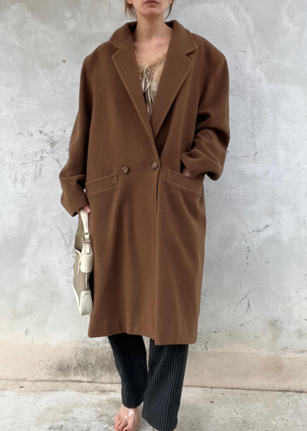 Cappotto misto lana da uomo