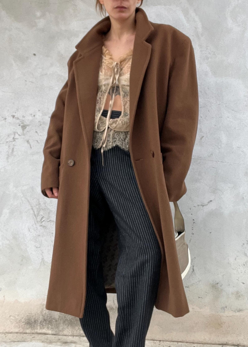Cappotto misto lana da uomo